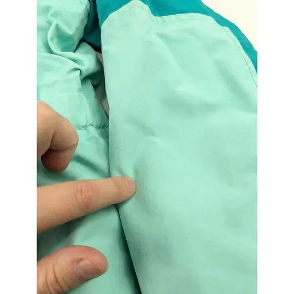 Lands' End Aqua/Teal Girls Winter Coat
